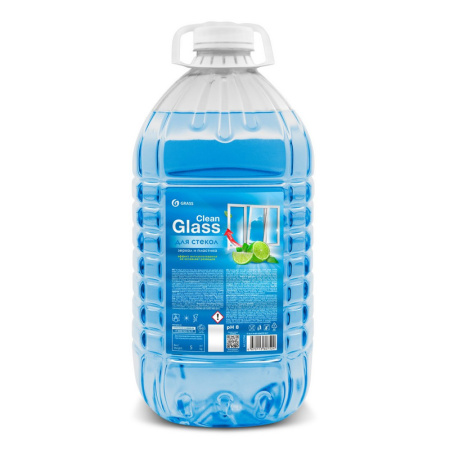 125794 Grass, "Clean Glass" Голубая лагуна, Чистящее средство для стекол и зеркал, 5кг