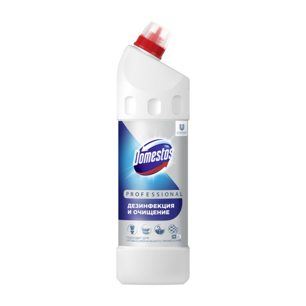 69573056 / 1552077 _ЧЗ_ Средство дезинфицирующее универсал Domestos (Доместос) Спец-1 Свежесть атлантики 1 л, Юнилевер (Unilever) /12 