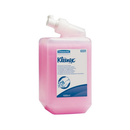 6331  KIMBERLY-CLARK. Kleenex Everyday Use. Жидкое мыло для диспенсеров, 1 л., цвет розовый