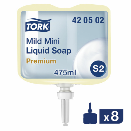 420502 Tork. Жидкое мыло для диспенсеров цвет кремовый система S2 475 мл.
