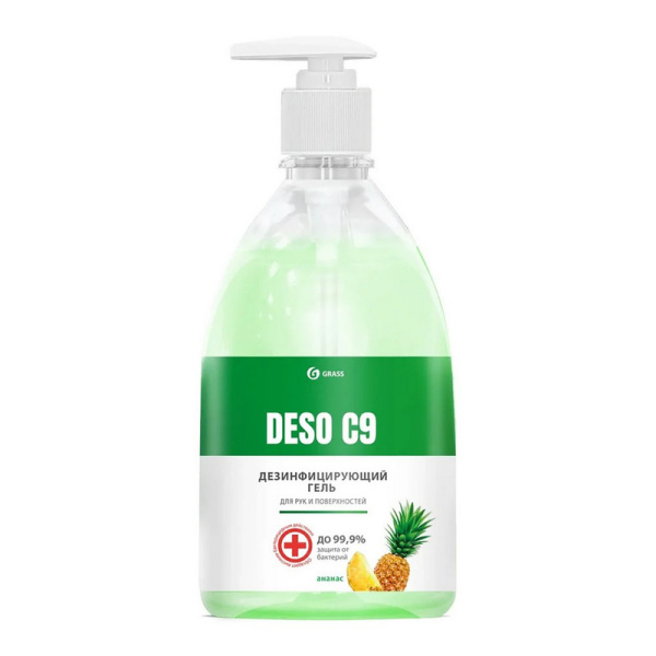 125567 Grass, Гель "Deso C9" ананас, Средство дезинфицирущее (антисептик) 500 мл