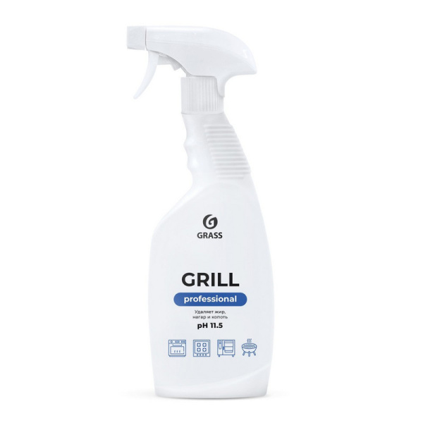 125470 (125491), Grass, Grass grill Prof, Средство для удаления жиров и нагаров на кухне, 600мл (триггер)