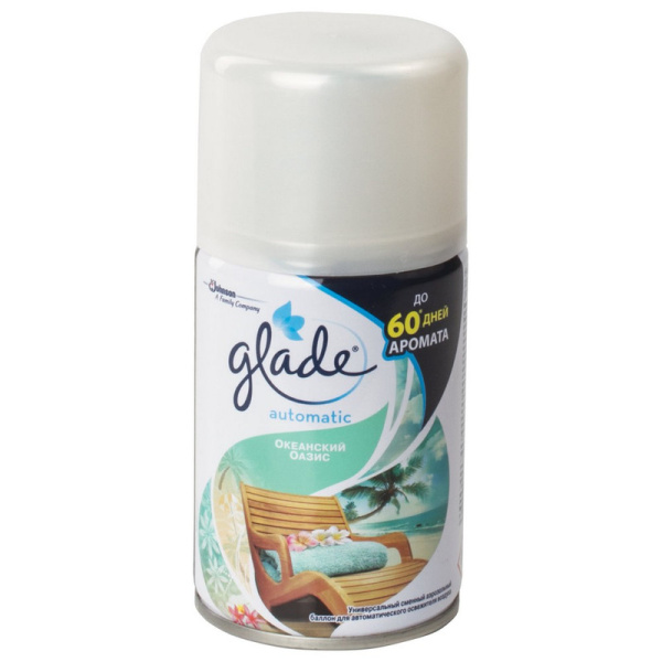 22702.02 Glade, Гавайский бриз, Освежитель воздуха для диспенсеров 269 мл