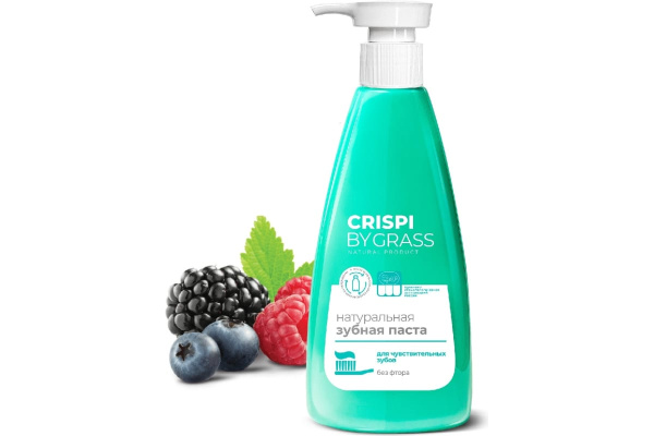 125723 Grass, Crispi, Зубная паста для чувствительных зубов (флакон 250мл)