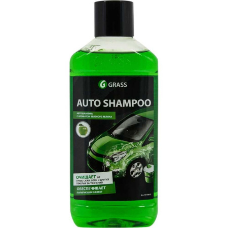 111100-2 Grass. "Auto Shampoo". Автошампунь с ароматом яблока 1л