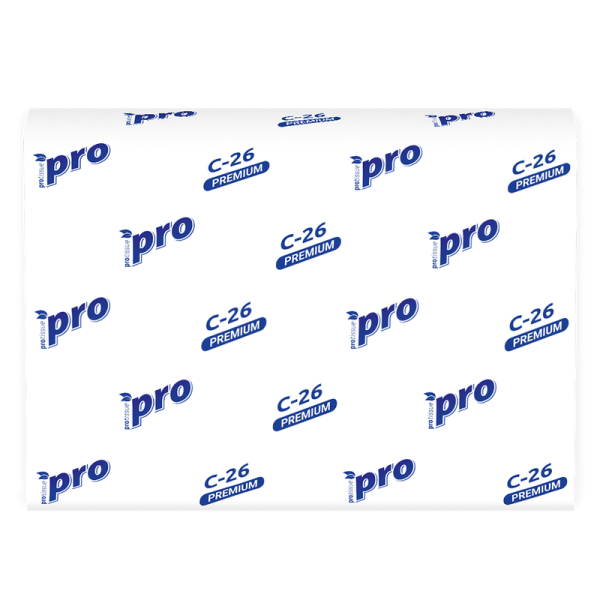 С26 Полотенца Z сложения PROtissue Instant, 2 сл., 150 л, 21х23, (15 пачек в кор)