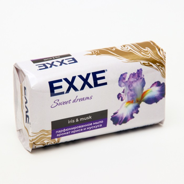 4620739981133 Exxe, Sweet dreams, Мыло парфюмированное, аромат ириса и мускуса, 140 г