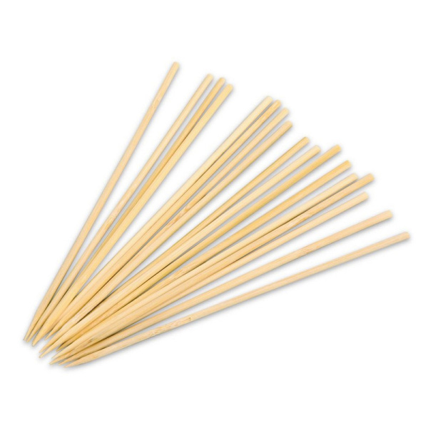 12575 КонтинентПак, Палочки для шашлыка бамбук 200мм (100 штук в упаковке)