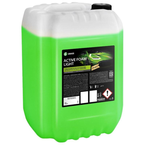110495 Grass, Active Foam Light, Автошампунь для летнего периода, 22кг
