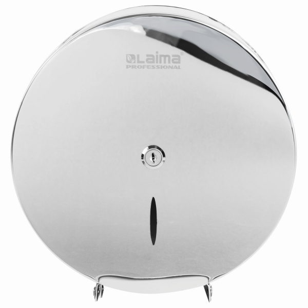 605699 Laima, Laima Professional inox, Диспенсер для туалетной бумаги в рулонах зеркальный cистема T2