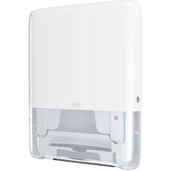 552550 _ВЫВОД_ Диспенсер для листовых полотенец мини PeakServe Tork цв. бел cистема H5