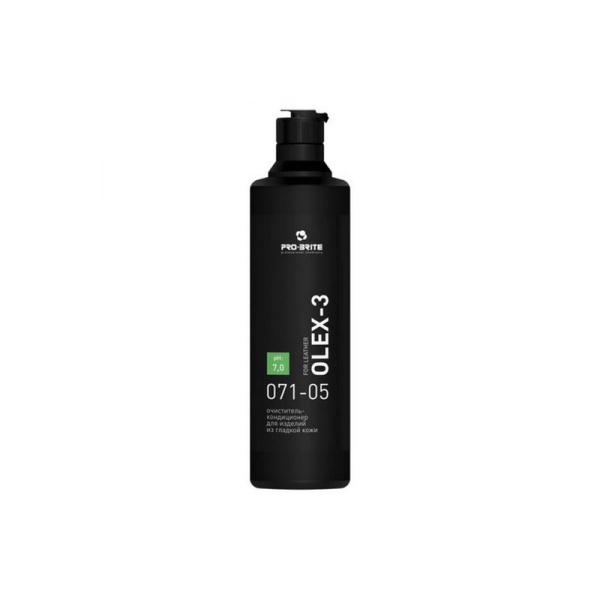071-05 Pro-Brite, Pro-Brite olex-3 for leather, Средство для чистки и ухода за искусственной и натуральной кожей, 0,5л