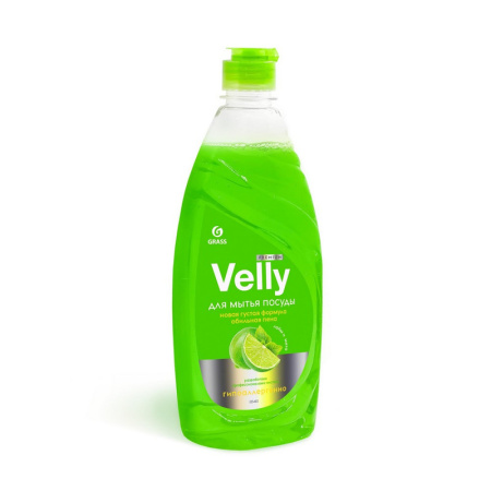 125423 Grass. "Velly" Premium лайм и мята. Средство для мытья посуды (флакон 500 мл)