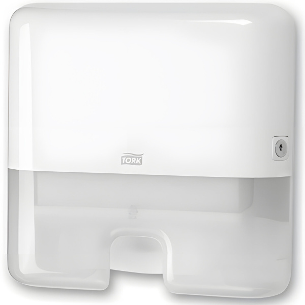 552100  Диспенсер для листовых полотенец мини  Tork цв. бел cистема H2