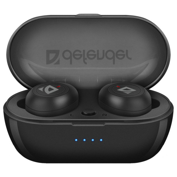 513621 Defender, Twins 638, Наушники с микрофоном (гарнитура) и Bluetooth, беспроводные, черные