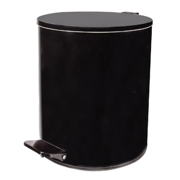 603976 Vileda Professional, Титан, Ведро кольцо под мешок, с педалью, цвет черный, 15 л,