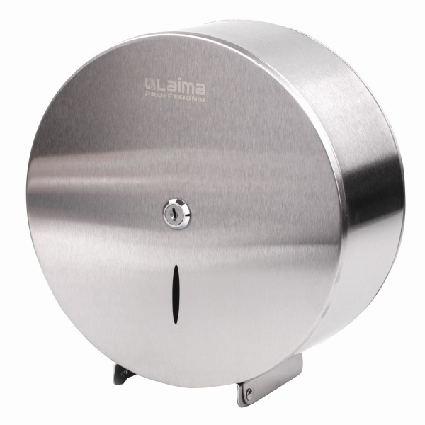 605698 Laima, Laima  Professional inox, Диспенсер для туалетной бумаги в рулонах матовый, cистема T2