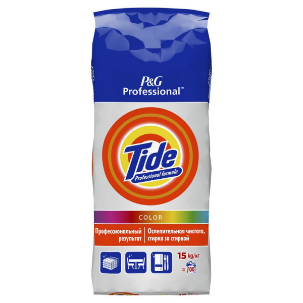 Tide, "Альпийская свежесть", Стиральный порошок автомат, 15кг,