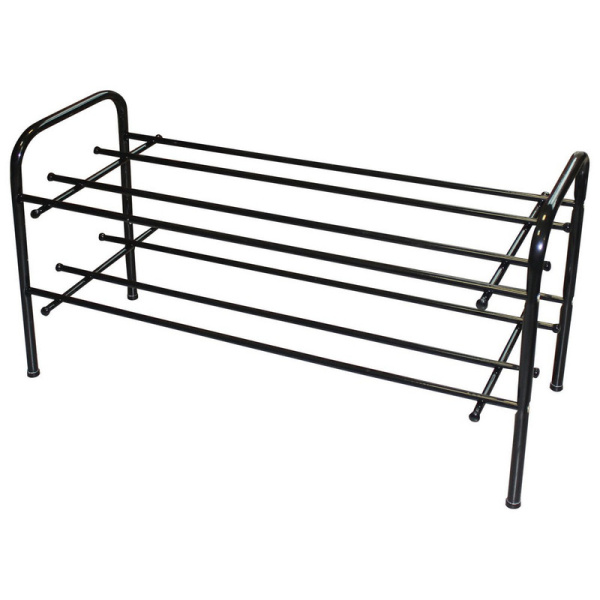 531198 Титан, Полка для обуви "ПО-2/70", 700х265х395 мм, 2 полки, металл, чёрная