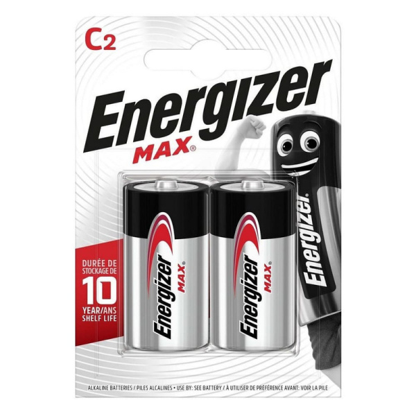 00-00002023 Energizer, Energizer lr14/e93, Батарейка c fsв (2 штук в упаковке) поштукучно/для диспенсеров для мыла и освежителей