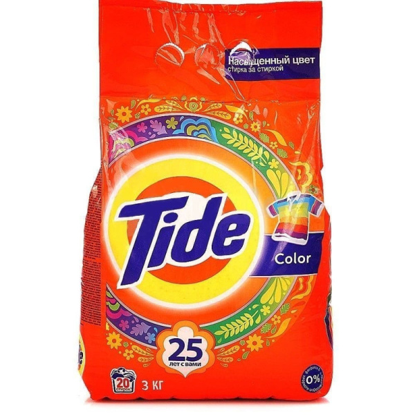 602409 Tide, Автомат  колор (color), Порошок стиральный 3кг,