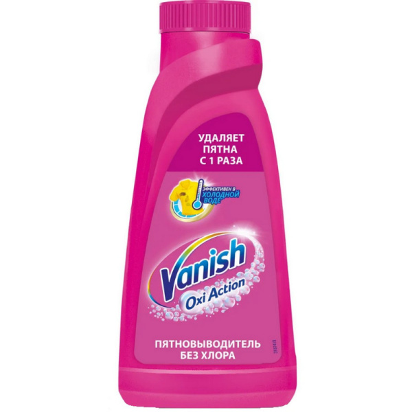 603732 Vanish, Gold "Oxi Action", Пятновыводитель-гель 1л,