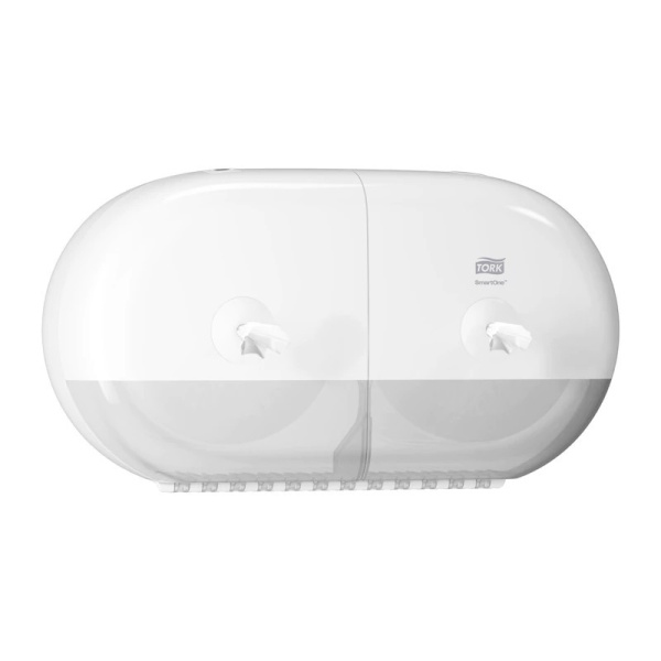 682000 Диспенсер для туалетной бумаги в рулонах smartone (двойной) торк цв.бел cистема t9