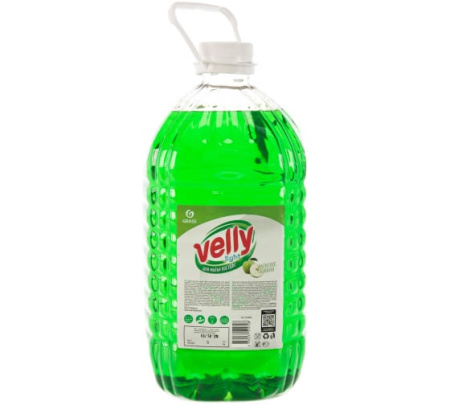 125469 GRASS. "Velly" light (зеленое яблоко). Средство для мытья посуды, 5кг
