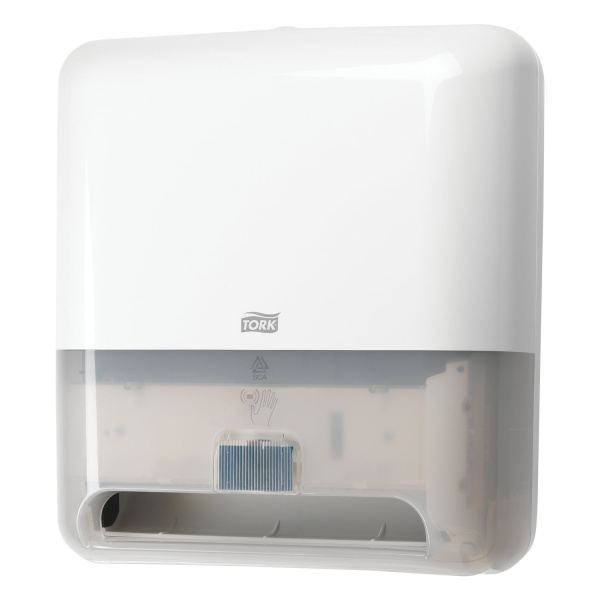 551100  Диспенсер для полотенец в рулонах MATIC Tork цв. бел cистема H1 сенсорный (эл. питания 3хD/L