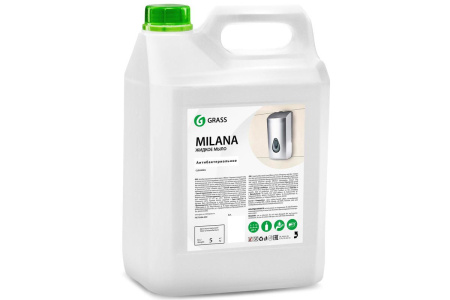 125361 Grass. Milana. Мыло жидкое, крем-мыло антибактериальное (4 в упаковке) 5л