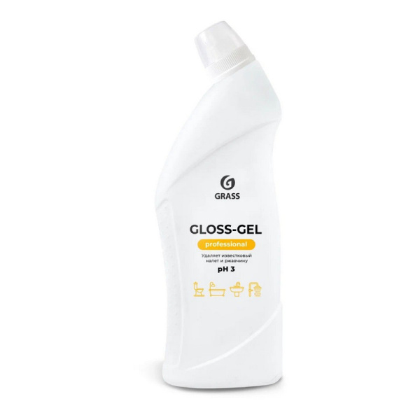 125568 Кислотный гель для уборки санитарных зон grass gloss-gel professional 750 мл(курок) /12