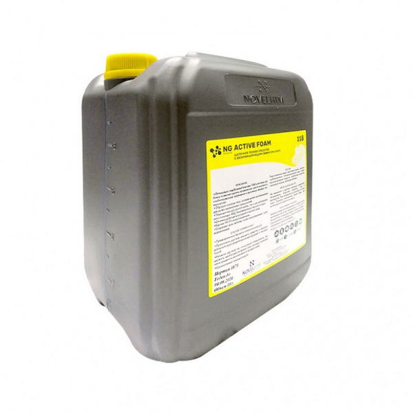 118 NG Active Foam (20 л / 23,4 кг) Щелочное высокопенное ср-во с дезинф. эффектом (хлор)