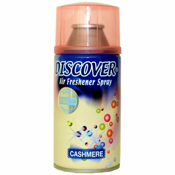 (альтернатива KEWL) Освежитель воздуха для диспенсеров Discover 320 мл. CASHMERE(цветы,фрукты) /12
