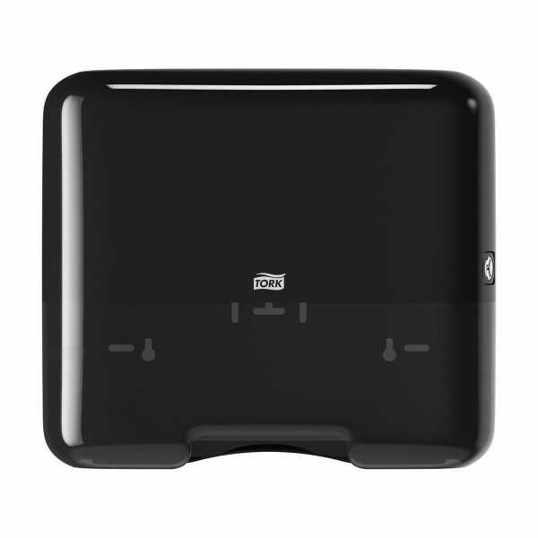553108 Диспенсер для листовых полотенец мини  Tork цв.черный cистема H3