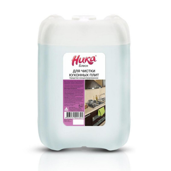 Ника, "Блеск", Средство-концентрат для чистки плит, духовок, грилей от жира/нагара, 5 кг