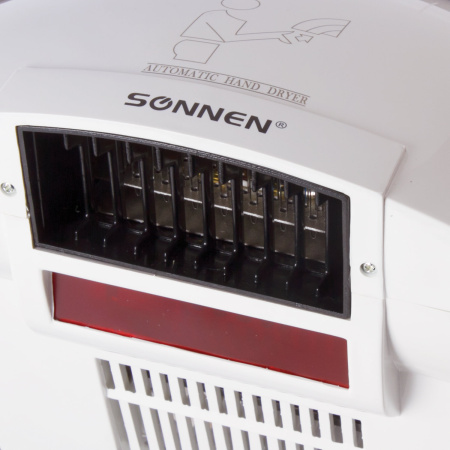 604192 Сушилка для рук SONNEN HD-688 пластик цв.белый 2000Вт