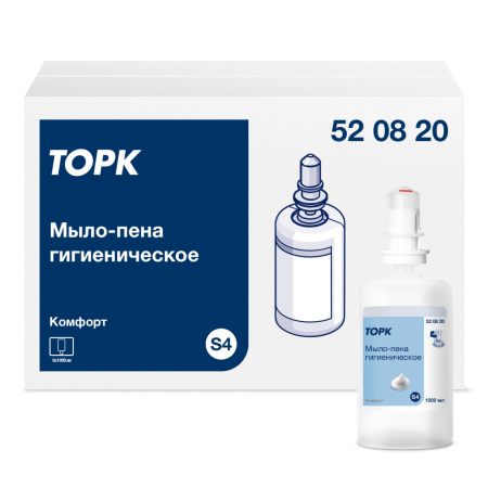 520820 _НД_ Мыло-пена Tork гигиеническое, Advanced, прозрач., 1000 мл, S4, (6 в кор)