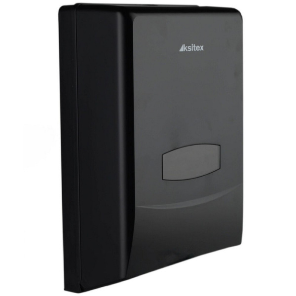 Диспенсер для бумажных полотенец Z-сложения  Ksitex TH-8135B, пластик, черн, 350×250×109мм , H2