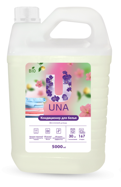 328-5 UNA, "Весенний дождь", Кондиционер для белья, 5л