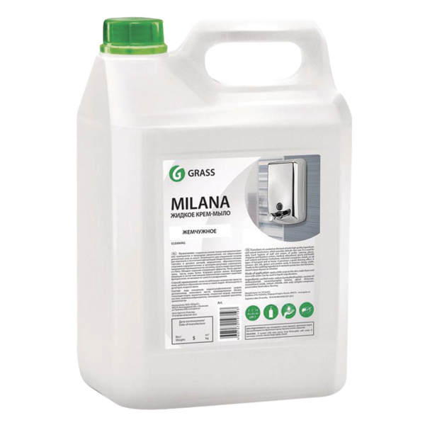126205 Grass, Milana "жемчужное", Мыло жидкое крем-мыло  5л