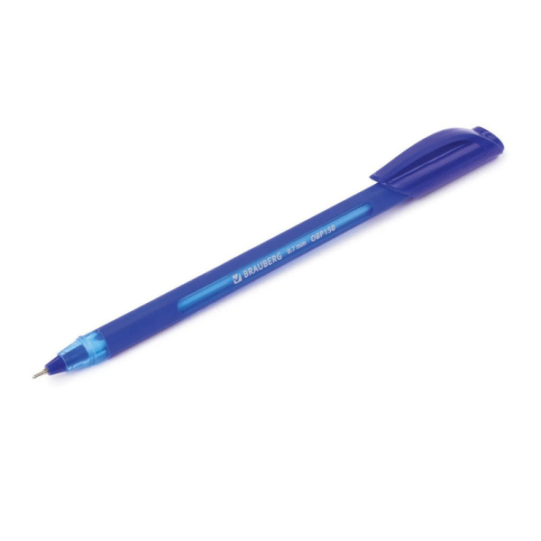 142922 Brauberg, Extra Glide GT Tone, Ручка шариковая масляная, синяя, узел 0,7 мм, линия письма 0,3 мм
