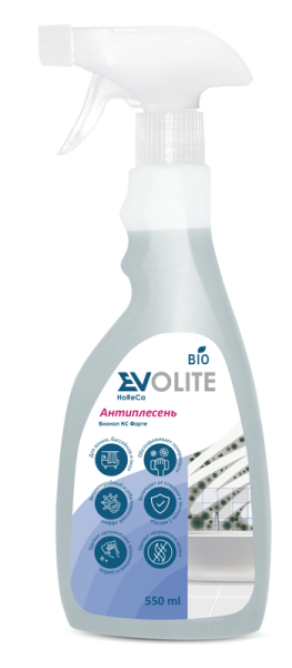 318-0,55 Evolite HoReCa, Биомол, КС-форте, Средство для удаления и предотвращения плесени, 550мл