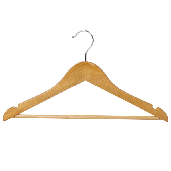 601159 Brabix, Вешалки-плечики "стандарт" цвет - сосна, дерево