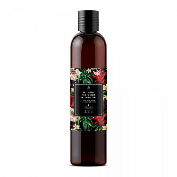 125660 Grass, Milana "Spring Bloom",  Парфюмированный гель для душа (флакон 350мл)