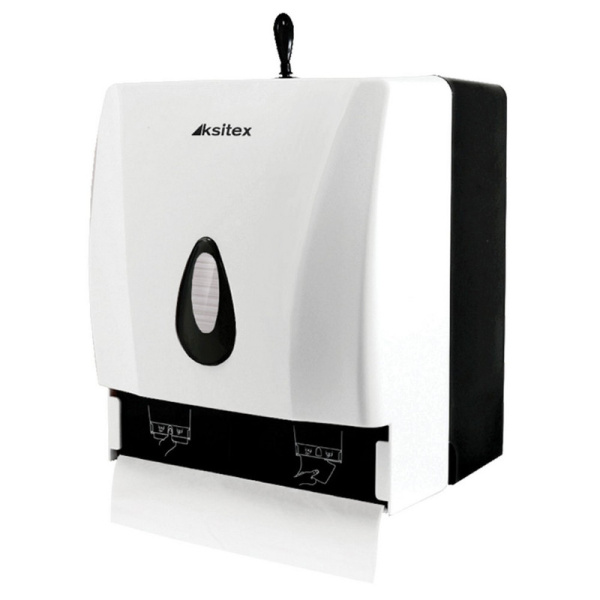 604441 Диспенсер для полотенец KSITEX (Система H3/Н1), ZZ (V) и в рулонах, белый, ТН-8218A