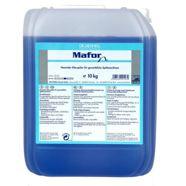 143381/20117 Dr.Shnell, Dr.Shnell  mafor s, Ополаскиватель кислотный для посудомоечных машин 10 л,