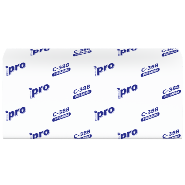 С388 Полотенца V сложения PROtissue, 180л, 3 сл., 22 х 21см, H3 (20 пачек в уп)