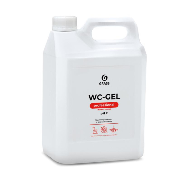 125837 Grass, WS-Gel ultra, Средство для чистки унитазов, кафеля, фаянса, 5л