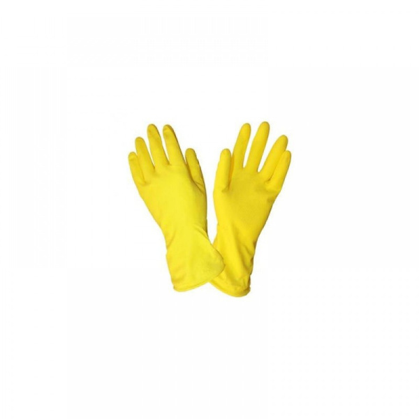 Domi Lux, Перчатки хозяйственные  c хлопковым напылением, размер L