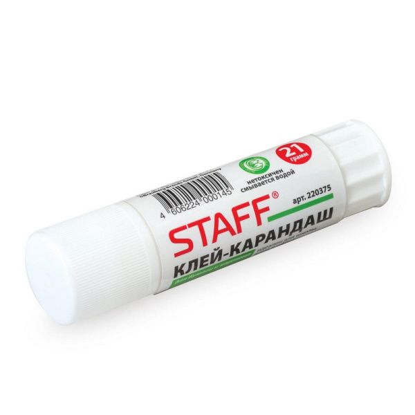 220375 Staff, Клей-карандаш, 21 г